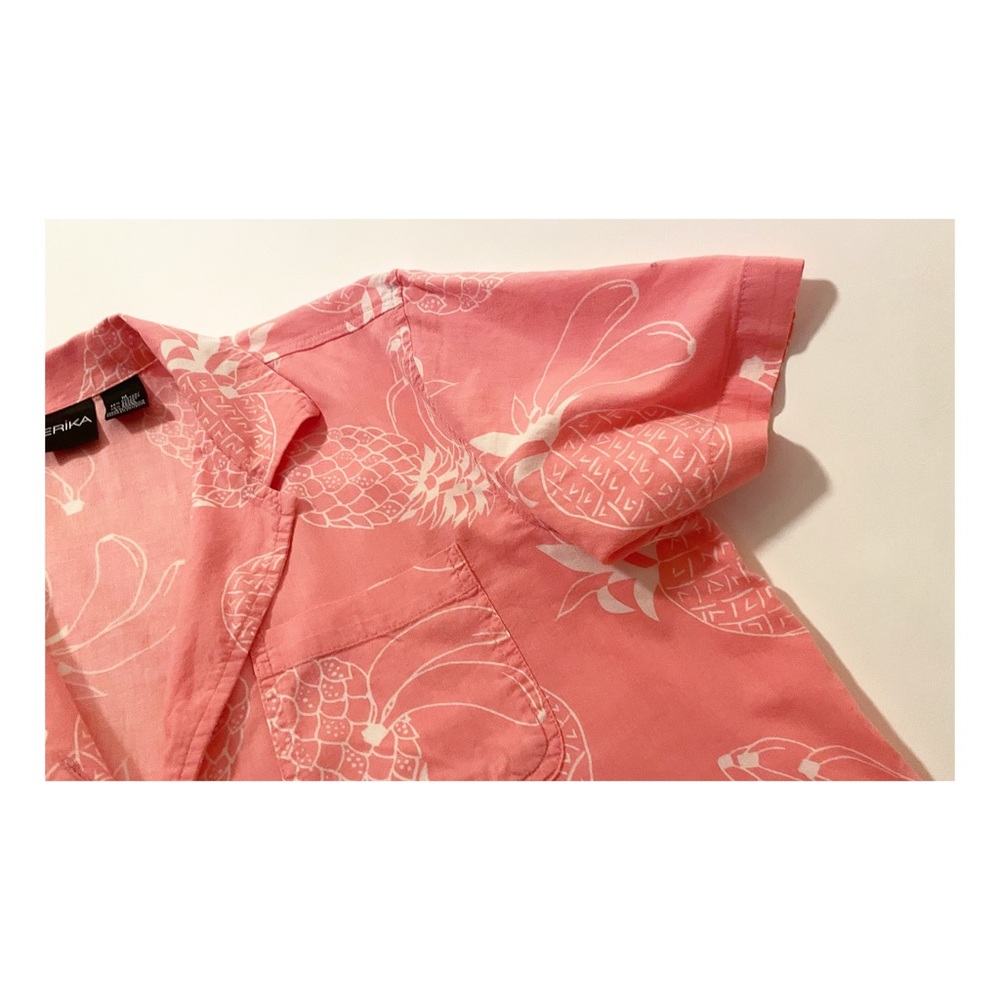 ERIKA - Short Sleeve Button Up Shirt - Picture 7 of 11